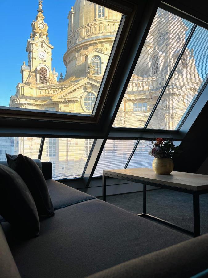 Familienapartment Mit Panoramablick Zur Frauenkirche Dresden Eksteriør billede