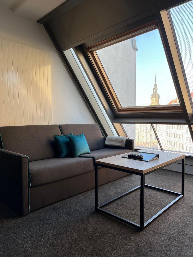 Familienapartment Mit Panoramablick Zur Frauenkirche Dresden Eksteriør billede